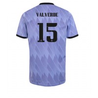 Real Madrid Federico Valverde #15 Fotballklær Bortedrakt 2022-23 Kortermet